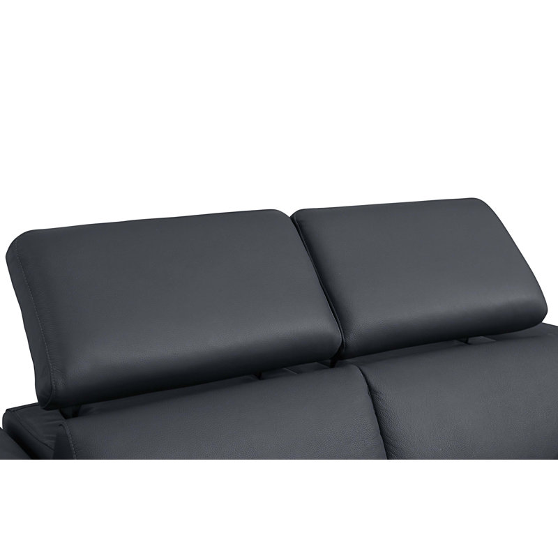 Recliner, Dark Gray Leather
