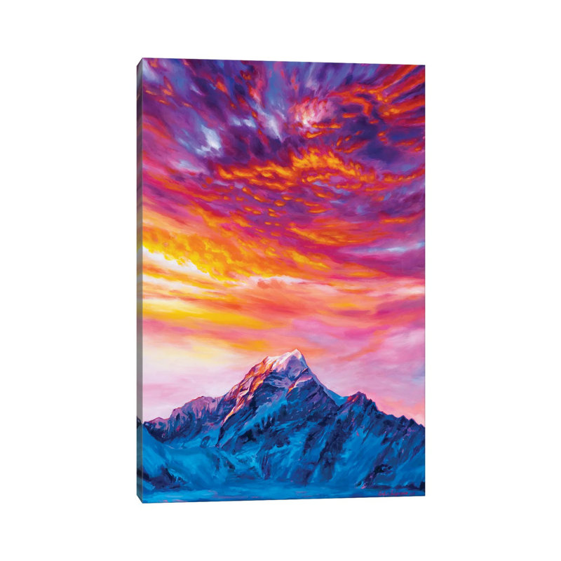 Glow 1 Piece Painting on Canvas, 101.6 cm H x 66.04 cm W x 3.175 cm D, Wrapped Canvas