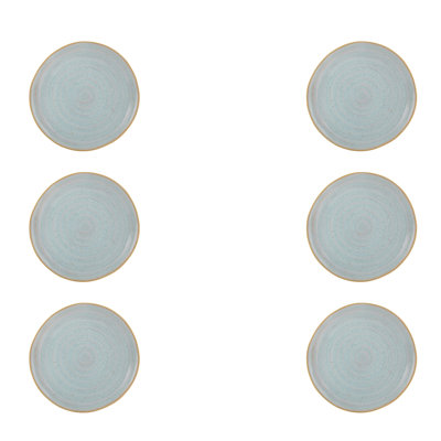 Gemstone Moonstone Stoneware Salad/Dessert Plate