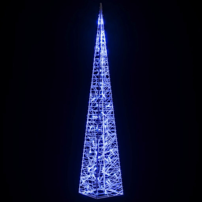 LED Twinkle Indoor / Outdoor Net Lights, Blue, 120cm H x 10cm L x 10cm D