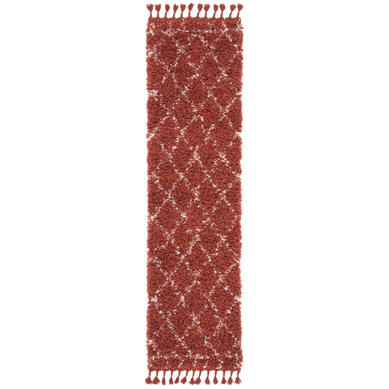 Tapis à poils longs Chris Lux, Tapis de couloir 2 pi x 8 pi
