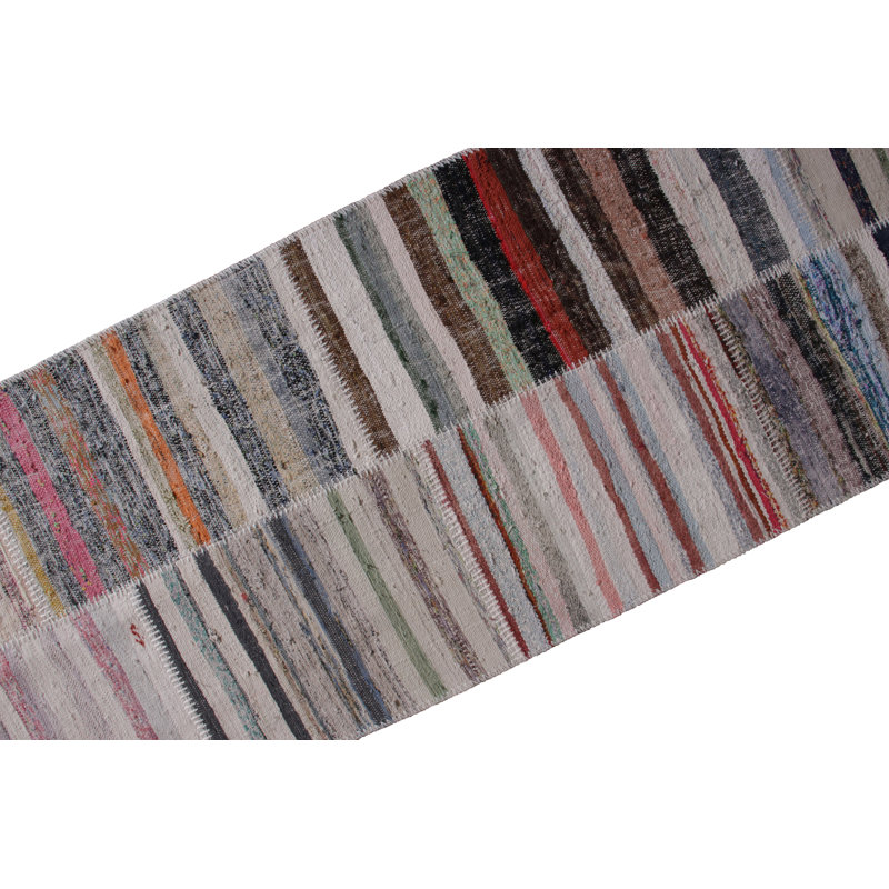 One-of-a-Kind 2'10" X 21'11" Hand Knotted Area Rug