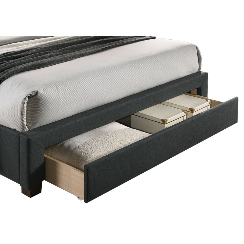 Full Bed, Dark Gray, Full, Dark Gray
