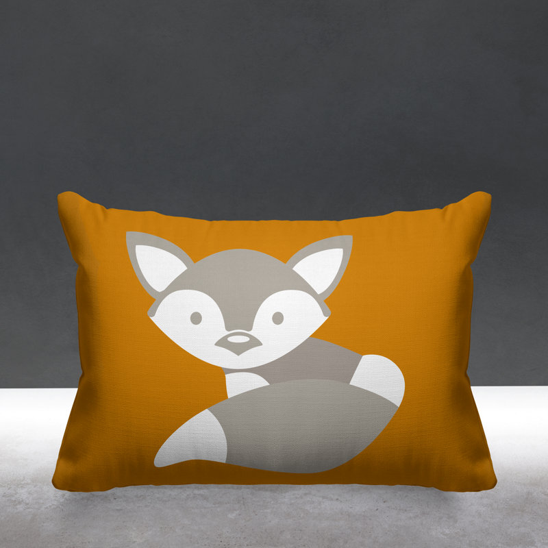 Coussin , Mandarine, H 20 po x l 14 po, Rectangulaire
