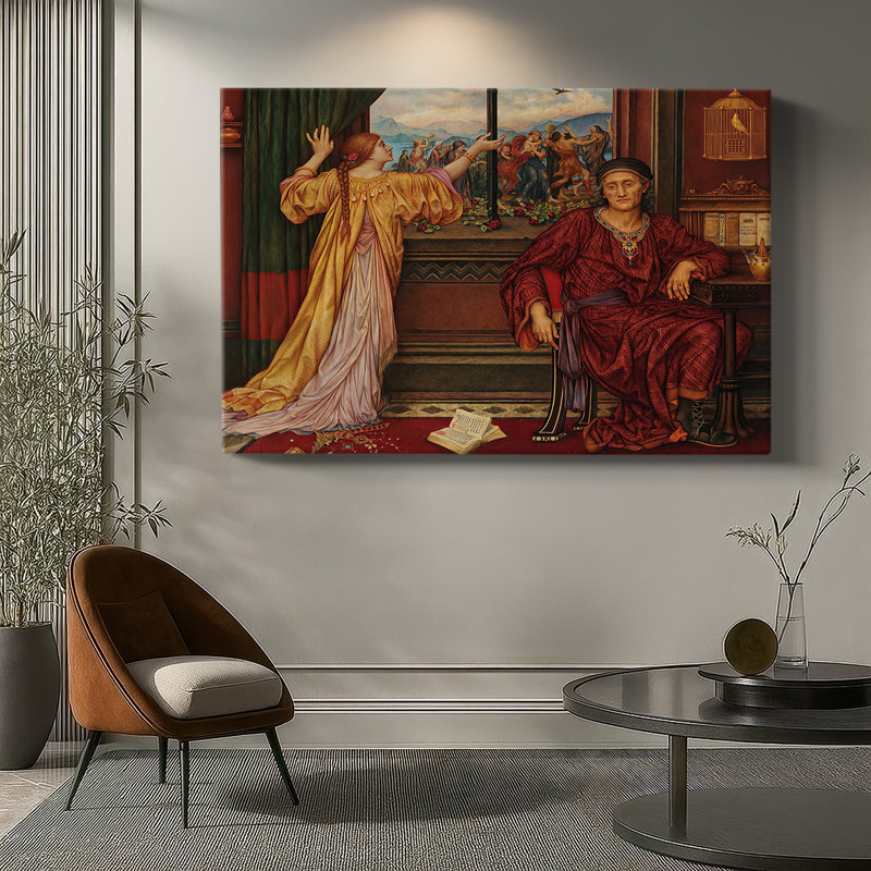 The Gilded Cage-Evelyn De Morgan-Gallery Wrapped Canvas-c. 1901–1902, 24 x 36