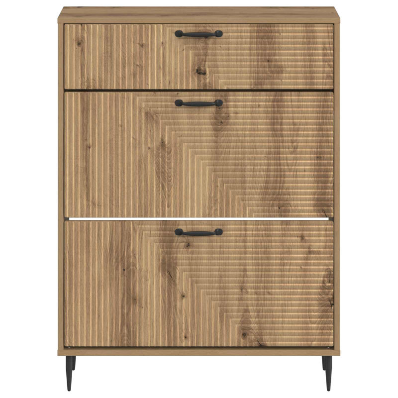 Flip Down Shoe Storage, Artisan Oak
