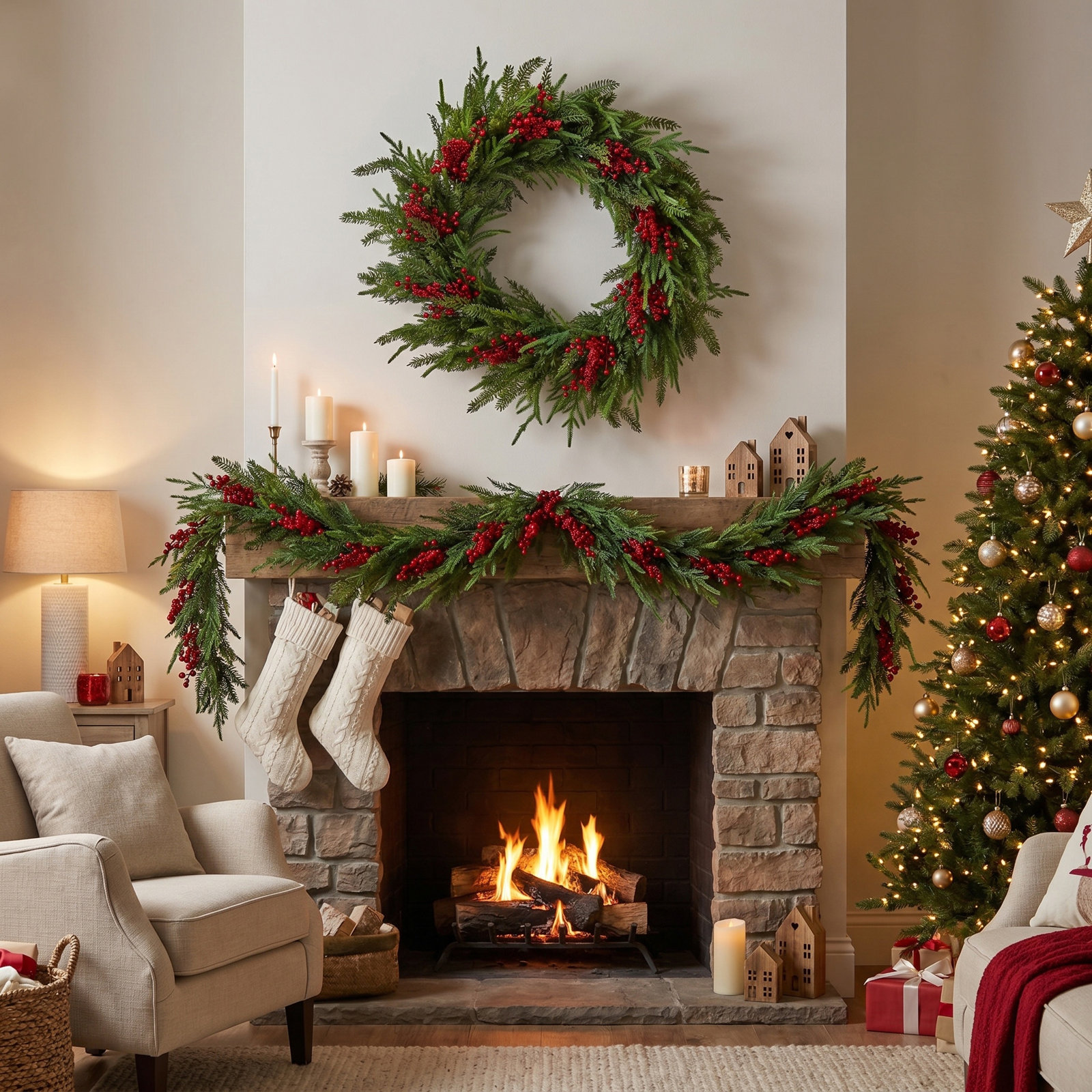 Amabelle Wreath, 32"