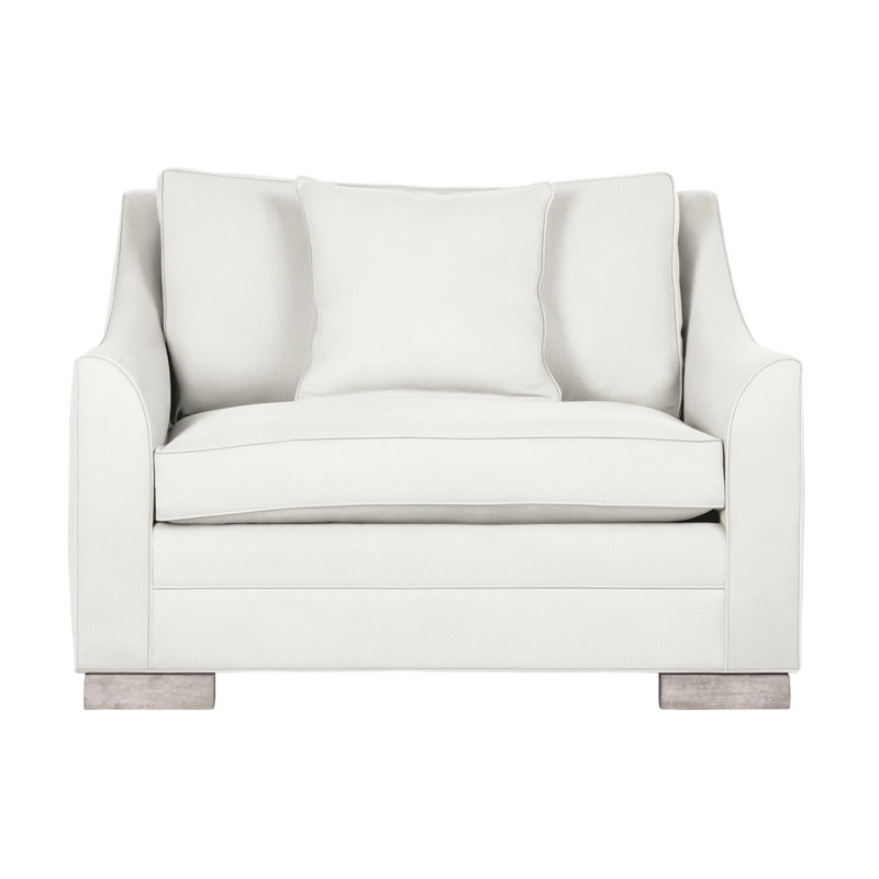 Nicholas Chair And A Half, Tommy Snow, Dove Gray
