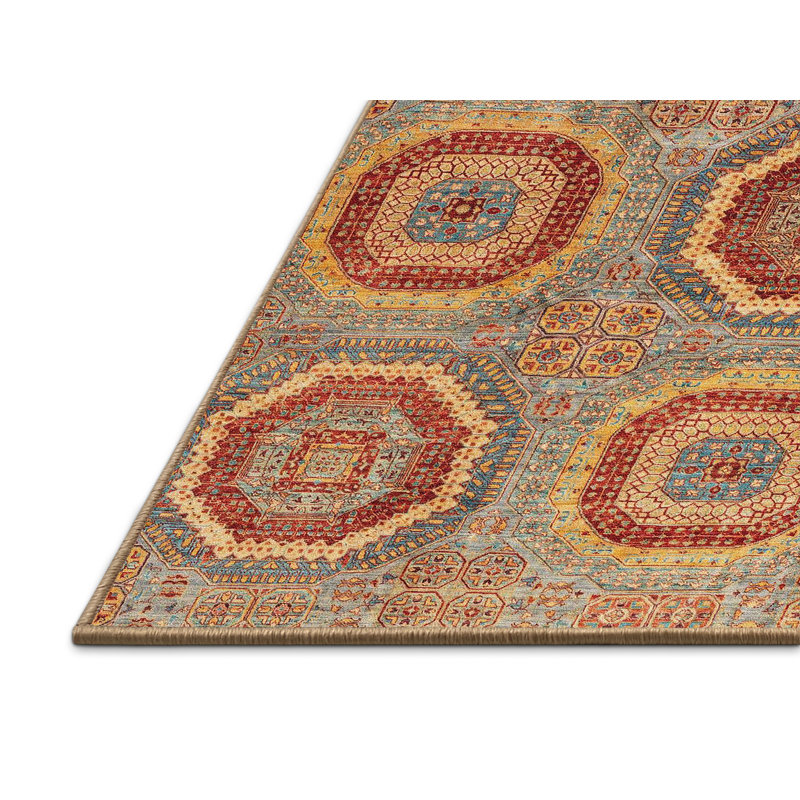 Tapis abstrait à motif abstrait moderne, Rectangle 8 pi x 12 pi