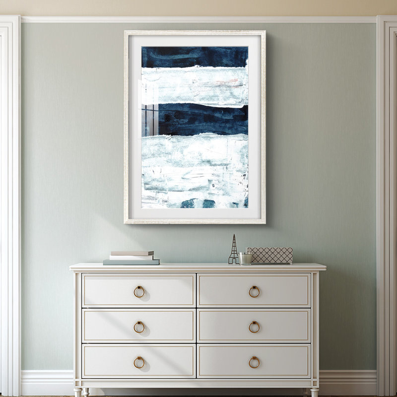 Deep intérieur II - impression encadrée, 28.5'' H x 20.5'' W, Blanc