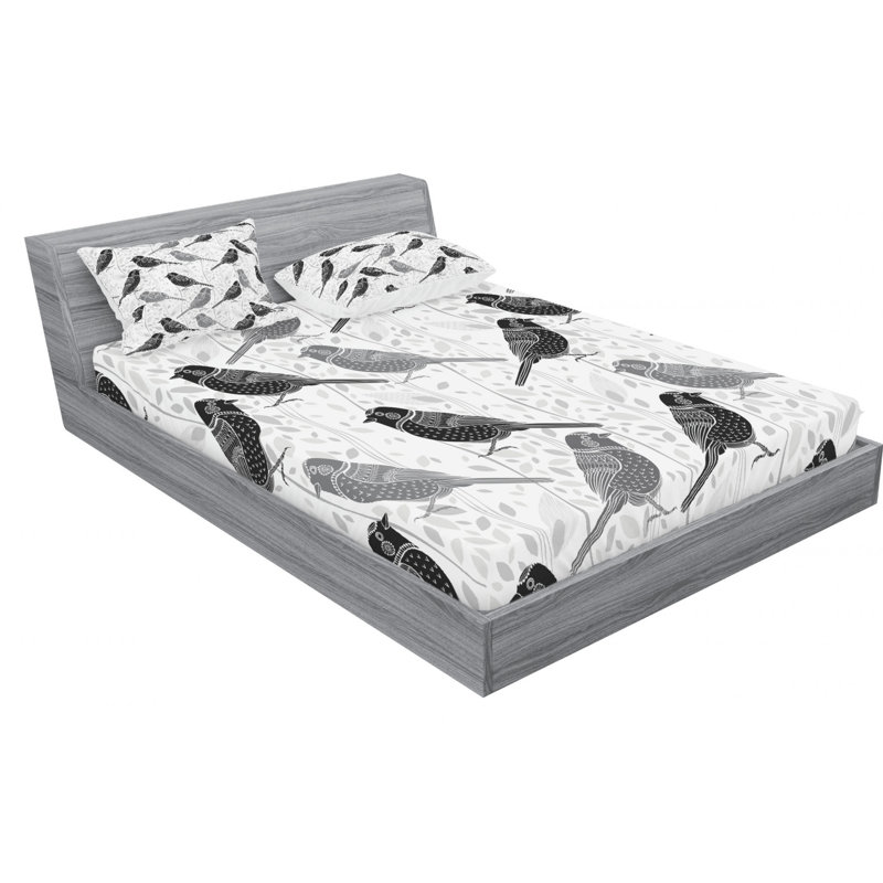 Microfiber Sheet Set, Full Sheet Set with Fitted Sheet