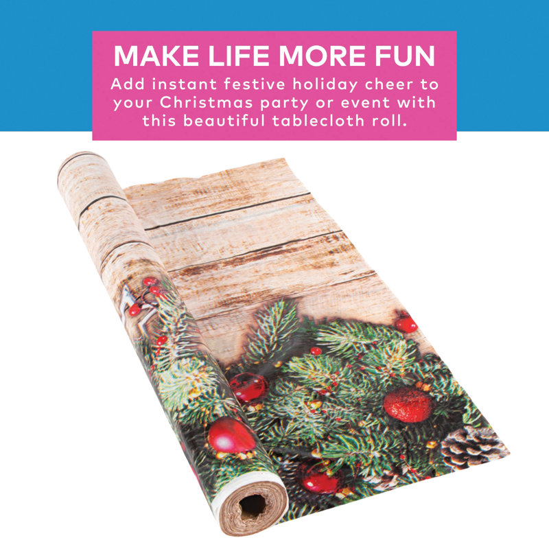 Disposable Christmas Tablecloth