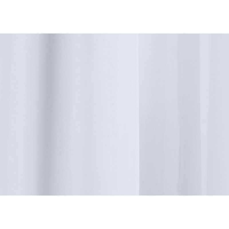 Moresby Sheer Curtain Single Panel, White, 58 W x 60 D cm