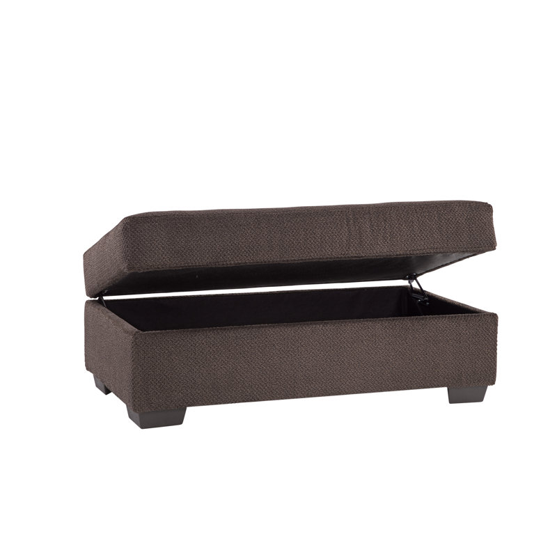 Repose-pieds de rangement rectangulaire Alata