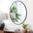 Adelina 30-Inch Round Metal Wall Mirror-118183666