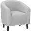 Fauteuil club rembourré en tissu-114882591