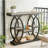Stable Entryway Table with 4-Tier Storage, Industrial Design for Compact Spaces and Multi-Functional Use-1586179375