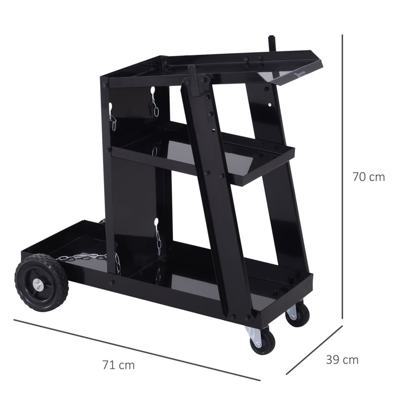 70cm H x 71cm W Utility Cart with Wheels