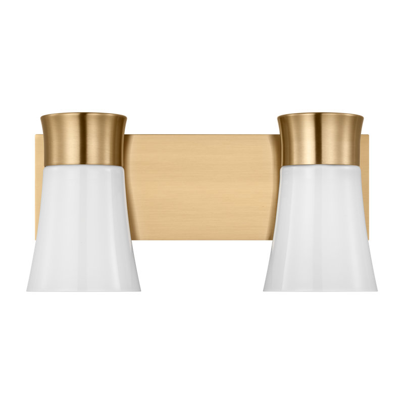 Roy Medium Vanity, Satin Brass