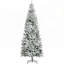 Arbre de Noël pin clair enneigé 9 pi avec branches réalistes et 1084 pointes pour un décor festif
