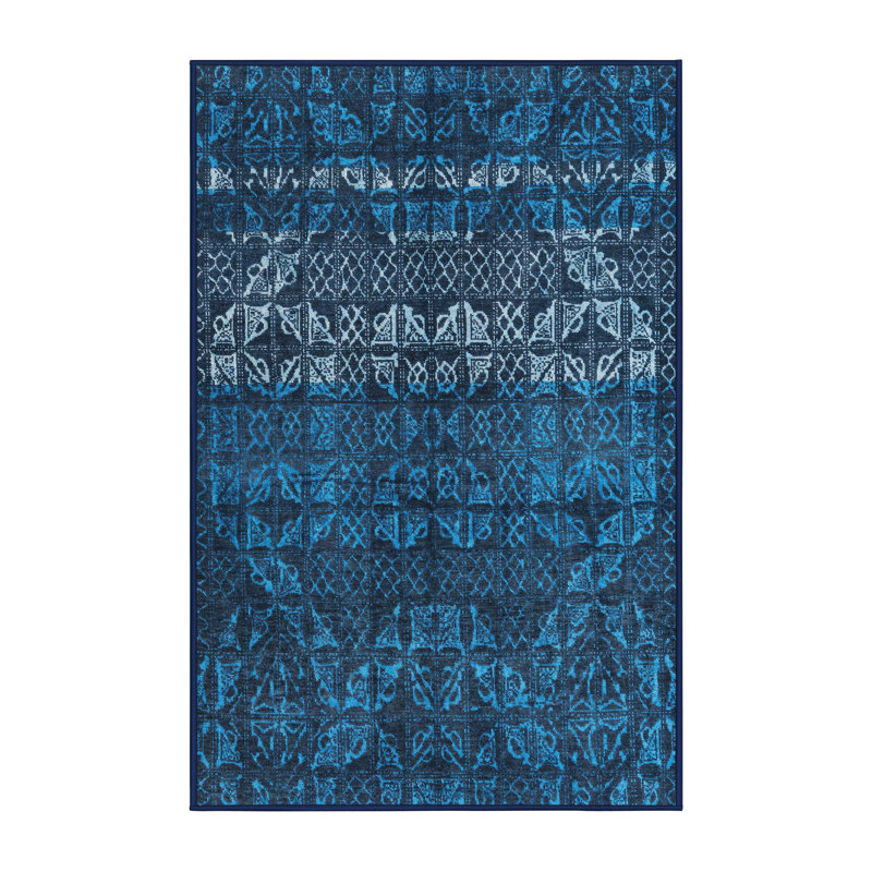 Abstract Indoor Rug, Rectangle 5' x 8'
