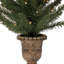 Arbre de Noël artificiel pin pré-éclairé pré-éclairé pin topiaire 4 pi - lumières claires