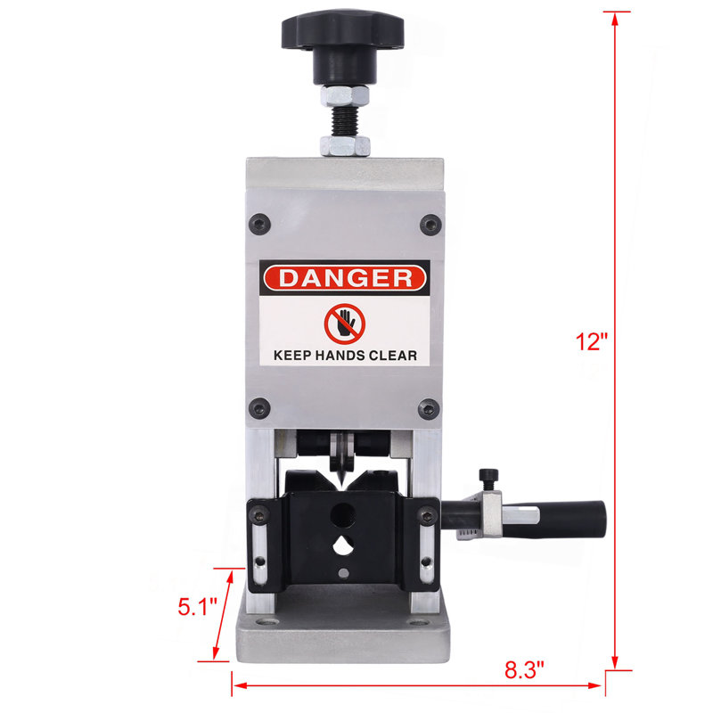 Manual Scrap Wire Stripping Machine, Drill Powered Copper Wire Peeler Machine, Scrap Cable Stripper For Wire Recycling, Compact & Portable Aluminum Alloy Construction, 0.06-0.98 Inch