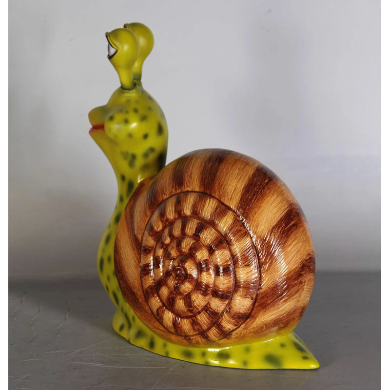 Comic Female Snail Over Sized Statue