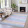 Machine Washable Indoor/Outdoor Xhevrie Lavender Rug