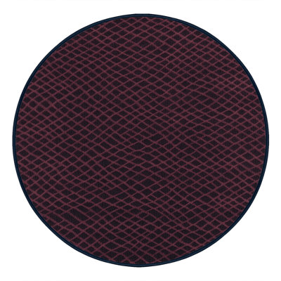 Machine Washable Trellis Purple Area Rug