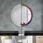 Huldar Glass Flat Wall Mirror