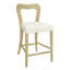 Ensemble de 2 tabourets de comptoir sans accoudoirs (frêne clair + beige)-1961383755-1961383758