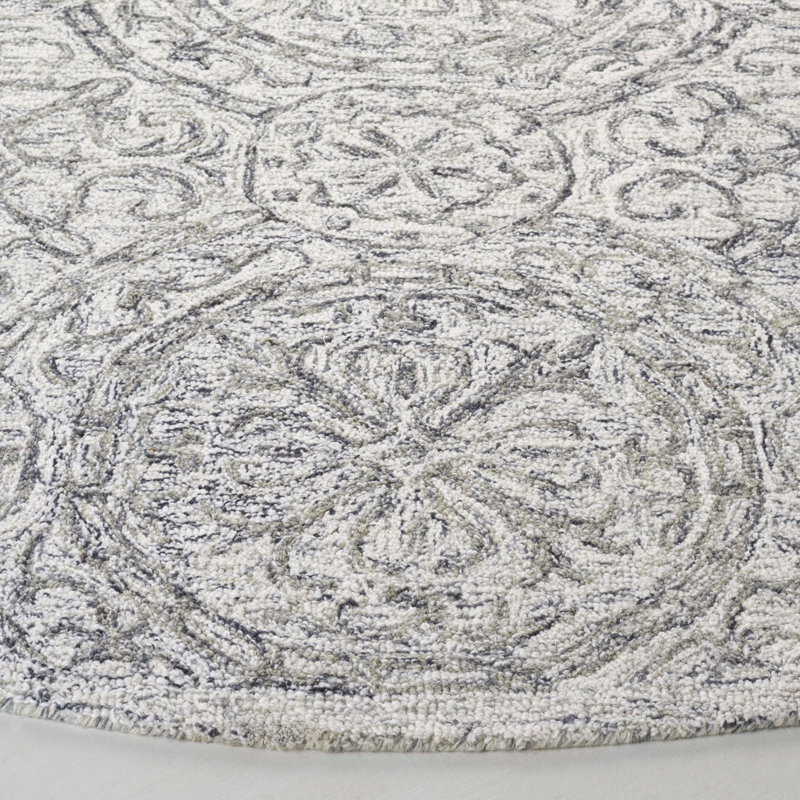 Tapis en laine, Rond 7 pi