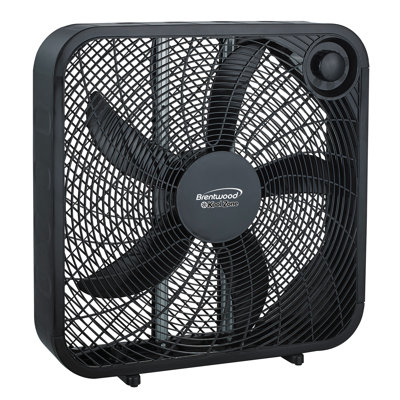 20 INCH BOX FAN - BLACK