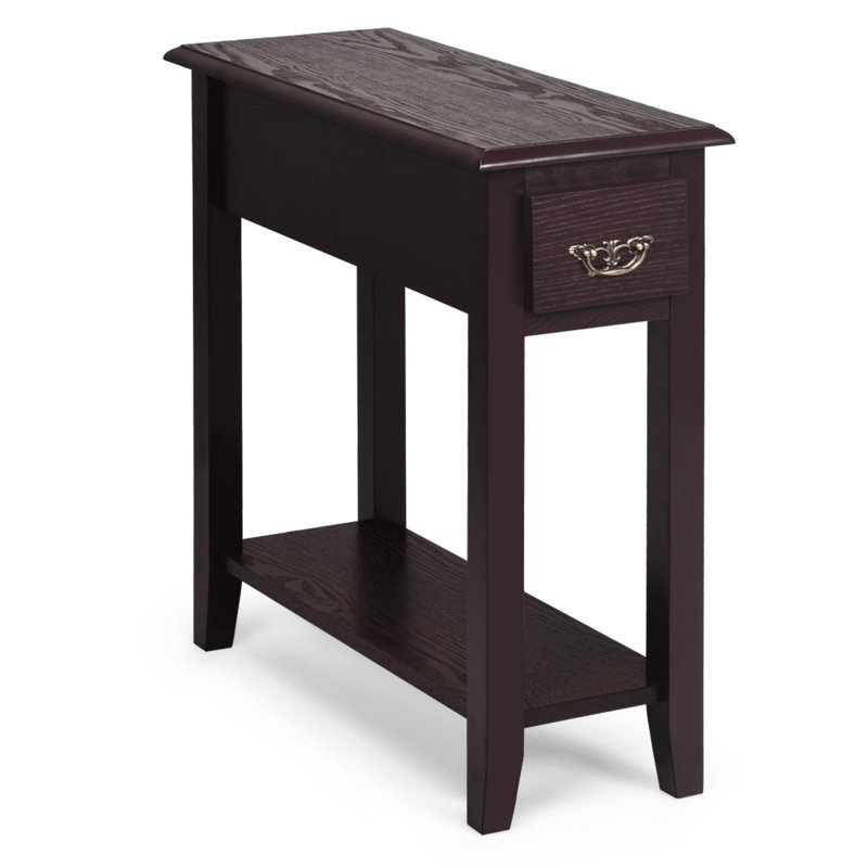 Kaelig End Table with Storage, Espresso