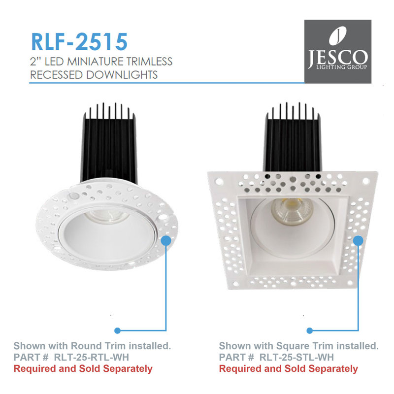 2.5 inch  Recessed Lighting