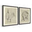 "Croquis rétro II", 2 pièces-286848335-286848330