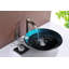 ANZZI Tara 17.7'' Marine Crest Tempered Glass Circular Bathroom Sink