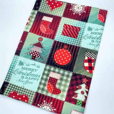 Abstract Christmas Dining Linen Set