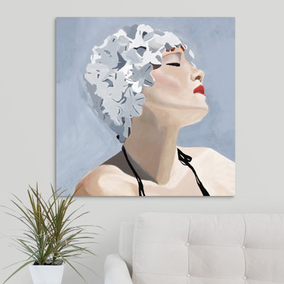 " Swim Cap II " by Calyton Rabo Painting Print