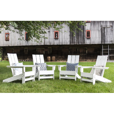 Chaise Adirondack en PEHD toutes saisons Ratcliff