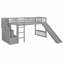 Lit mezzanine avec glissoire et deux tiroirs-1299828900
