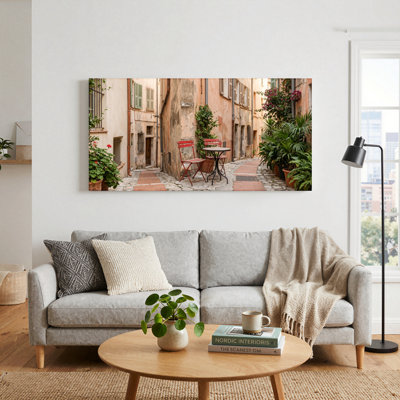 Narrow Alley, reproduction d'art sur toile, ensemble de 1