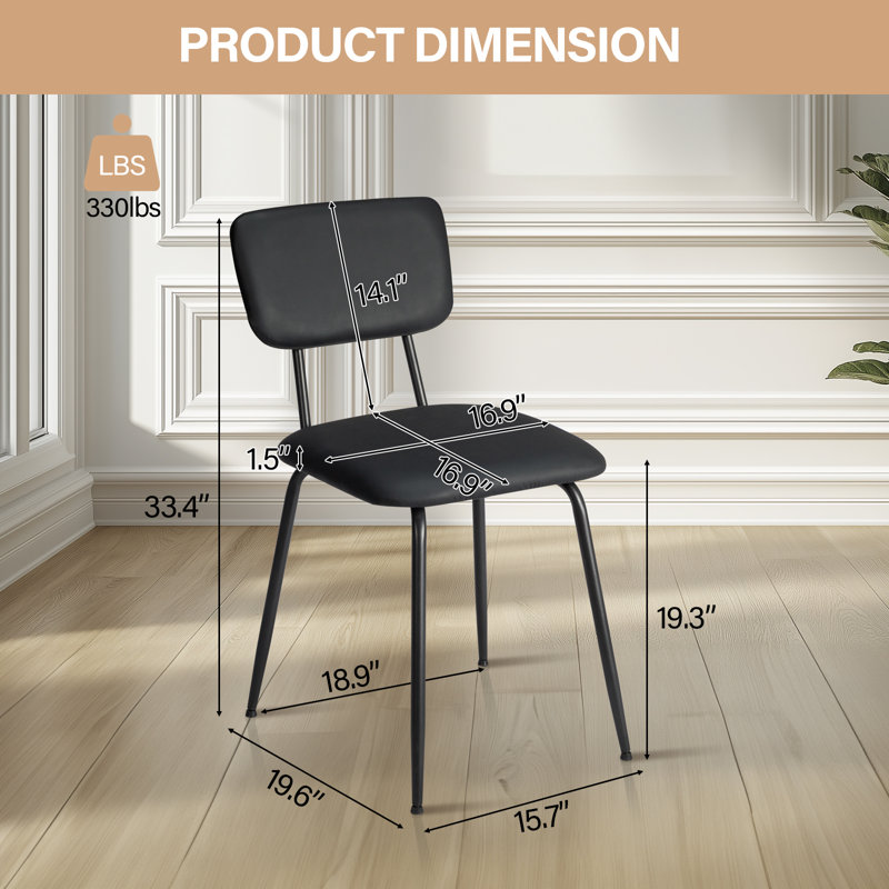 Chaise d'appoint 18,9 po, 6