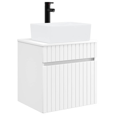 Single Bathroom Vanity with Ceramic Basin