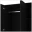 Armoire Haddam, chambre à coucher, noir-1002652497