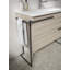 Meuble-lavabo mural deux tiroirs 31 po Accent - Chêne blanc-87459879