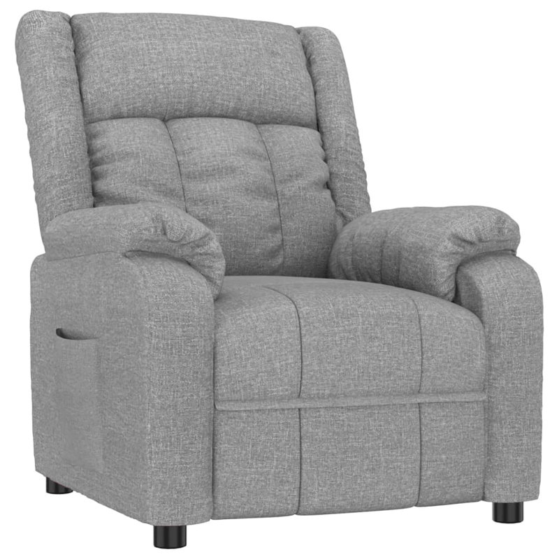 Jasana Manual Recliner, Light Grey