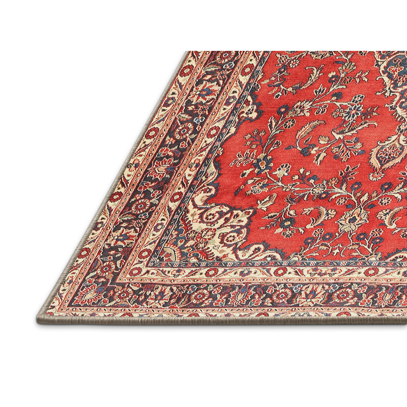 Brun/brun/crème/Tapis décoratif, Rectangle 2 pi x 4 pi