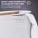LiveFine Large Towel Warmer, Bucket Style W/Timer & Auto Shut-Off, Fits Two 40”x70” Towels - White